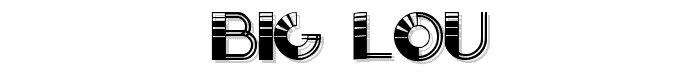 Big Lou font